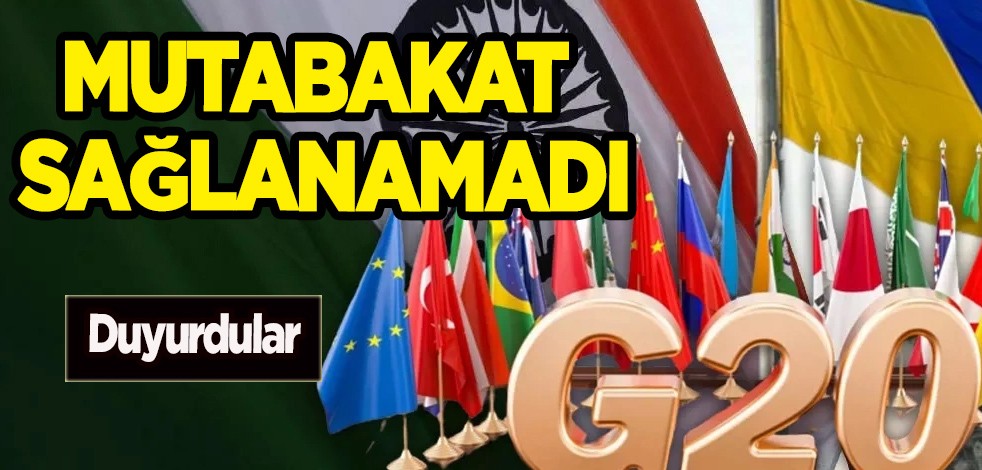 G20 O haberi, Ukrayna konusunda maalesef anlaşamadık deyip duyurdu! Gelen haberler, temasları