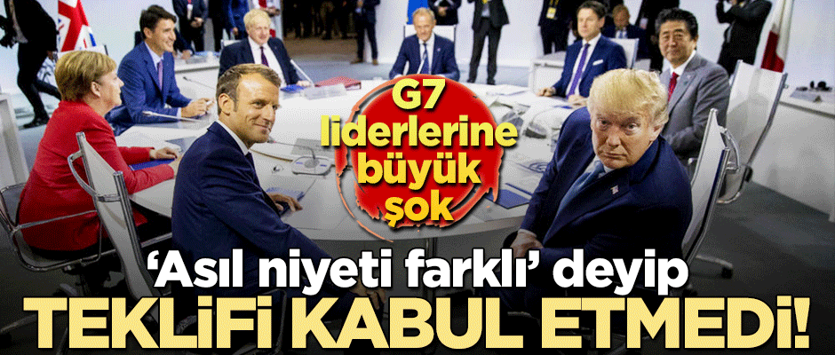 G7 liderlerine şok! Amazonlar'daki yangın için yapılan yardım teklifi reddetti