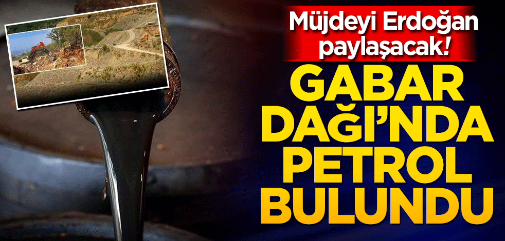 Gabar Dağı'nda petrol bulundu! Cumhurbaşkanı Erdoğan açıklayacak