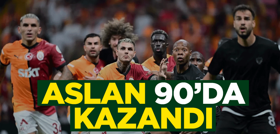 Galatasaray 90'da kazandı
