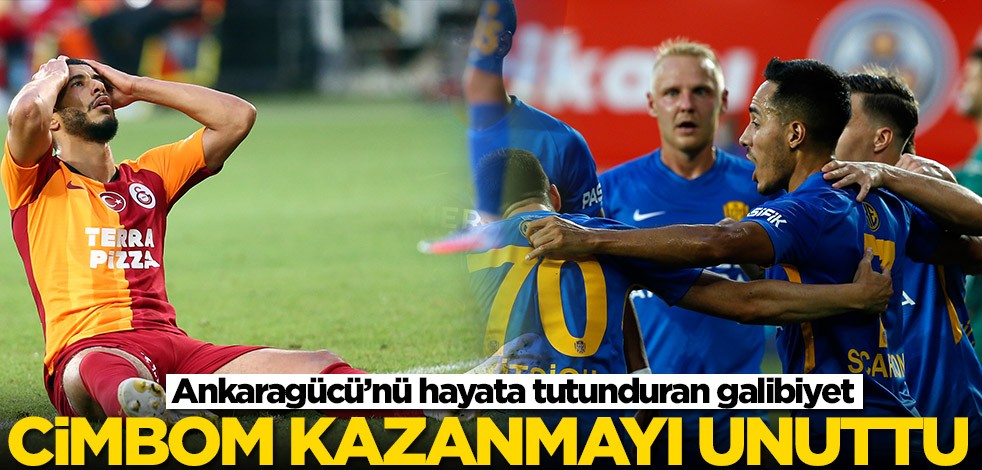 Galatasaray, Ankara'da yıkıldı! Avrupa şansı zora girdi
