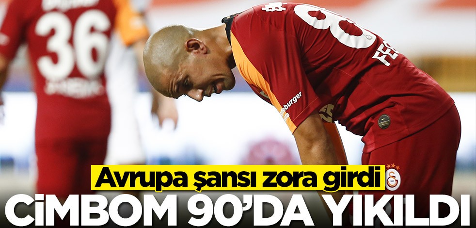 Galatasaray, Antalyaspor karşısında yıkıldı