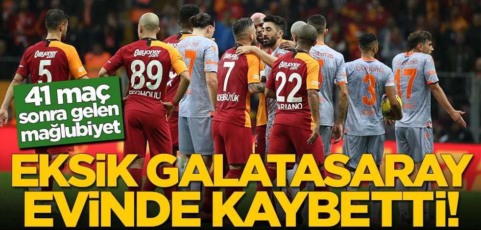 Galatasaray, Başakşehir'e kaybetti