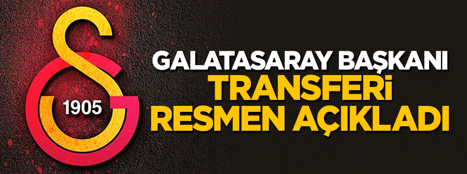 Galatasaray Başkanı Dursun Özbek Bruma transferini resmen açıkladı