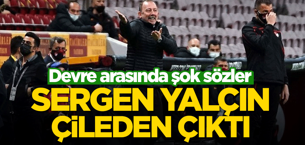 Galatasaray-Beşiktaş maçının devre arasında şok tartışma! Şükrü Hanedar'ın "Ganyan bayisi" sözü Sergen Yalçın'ı kızdırdı
