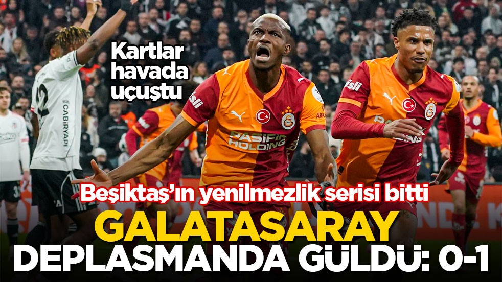 Galatasaray deplasmanda güldü
