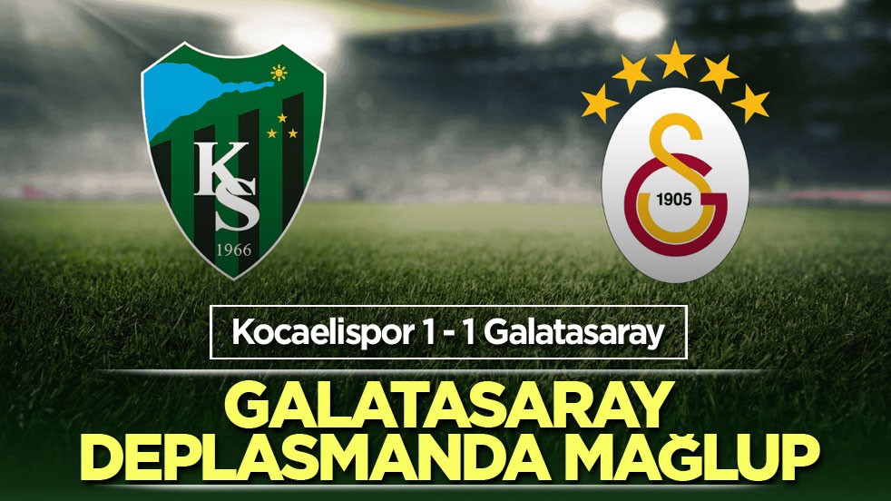 Galatasaray deplasmanda mağlup