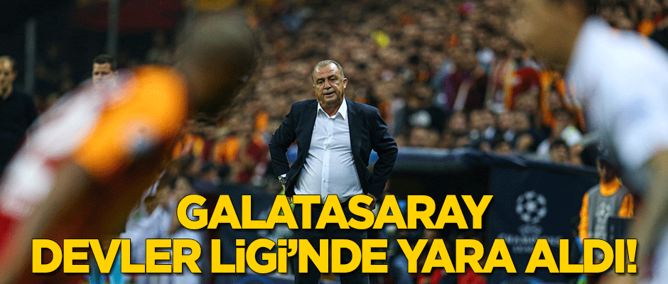 Galatasaray Devler Ligi'nde yara aldı!