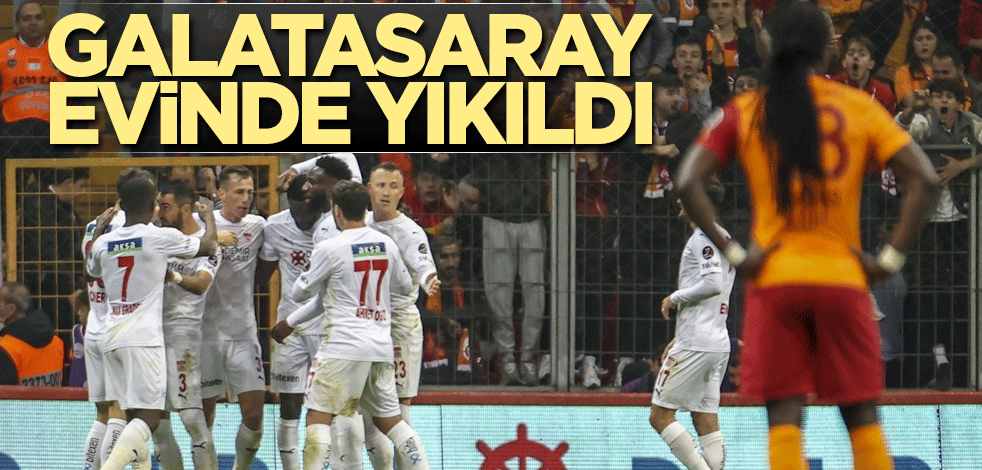 Galatasaray evinde yıkıldı