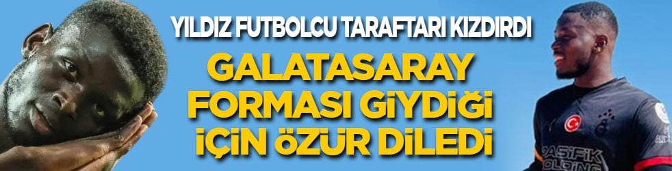 Galatasaray formasıyla fotoğraf paylaşan yıldız futbolcu özür diledi