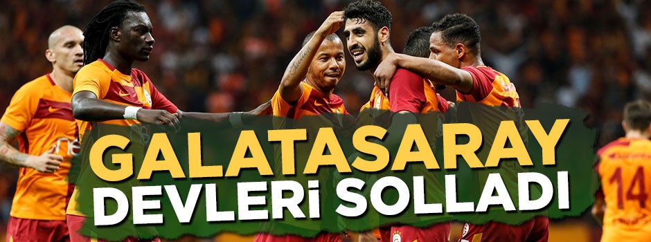 Galatasaray iç saha performansında devleri solladı