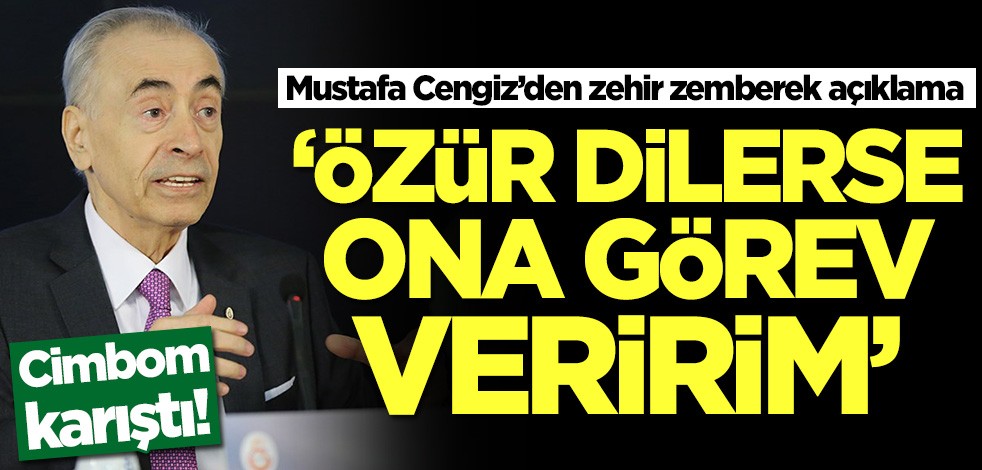 Galatasaray karıştı! Mustafa Cengiz'den Fatih Terim ile ilgili olay sözler