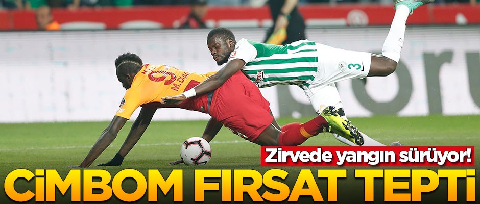 Galatasaray Konya'da fırsat tepti