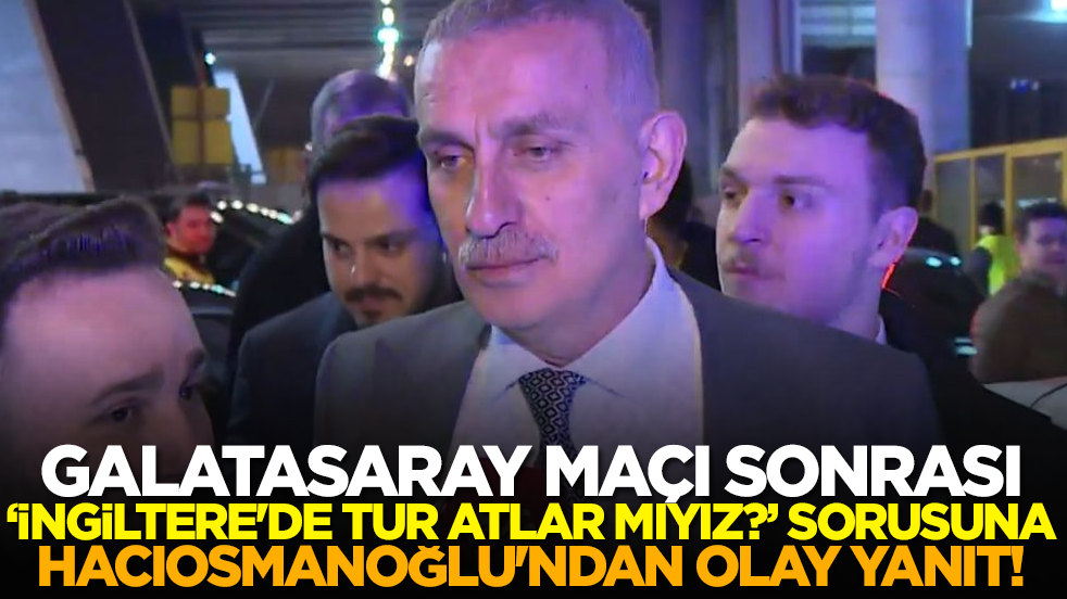 Galatasaray maçı sonrası 
