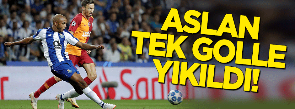 Galatasaray tek golle yıkıldı!