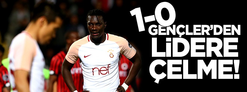 Galatasaray'a Gençlerbirliği darbesi! 1-0