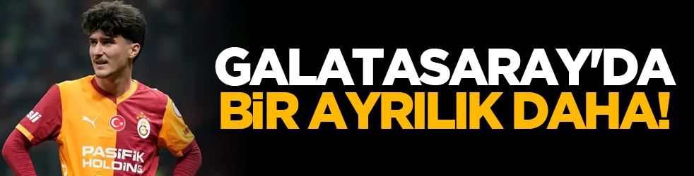 Galatasaray'da bir ayrılık daha!