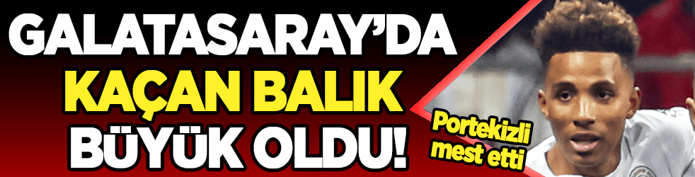 Galatasaray’da kaçan balık büyük oldu!