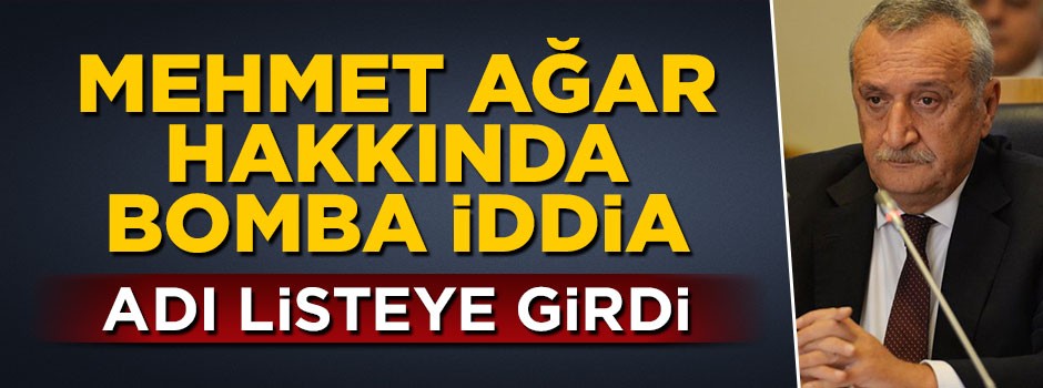 Galatasaray'da Mehmet Ağar bombası
