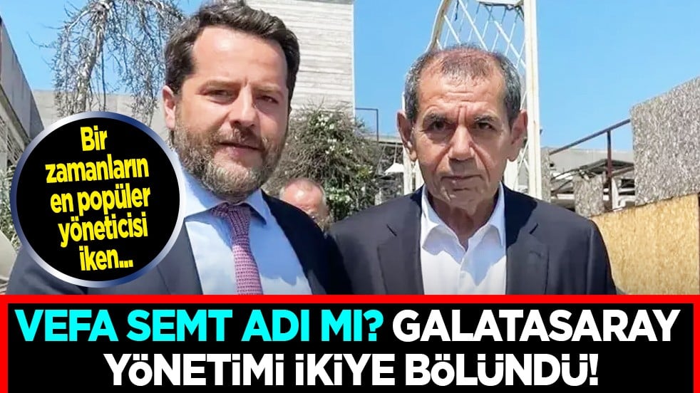 Galatasaray'da sıcak saatler kulübü saracak... Vefa semt adı mı? Galatasaray yönetimi çatırdıyor