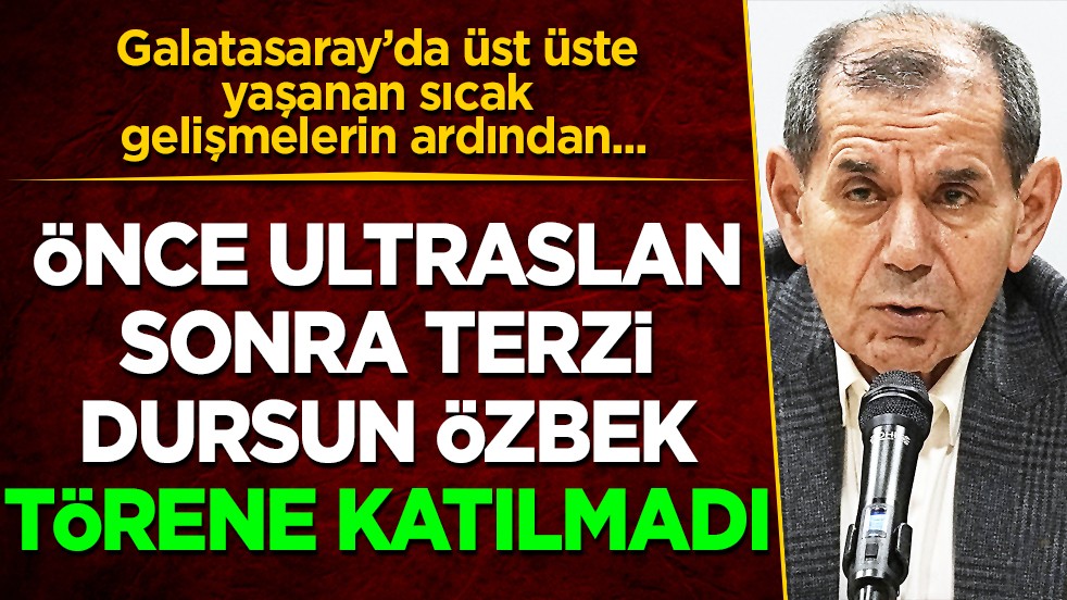 Galatasaray’da üst üste yaşanan sıcak gelişmelerin ardından... Dursun Özbek toplantıya katılmadı!