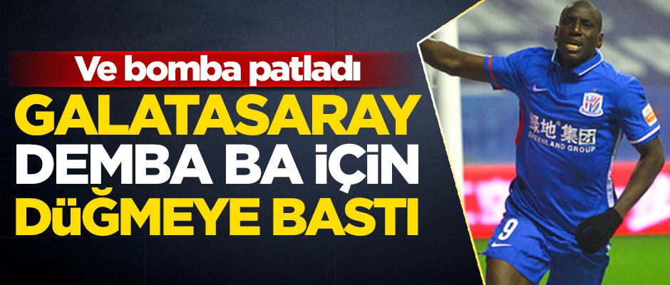 Galatasaray'dan Demba Ba bombası