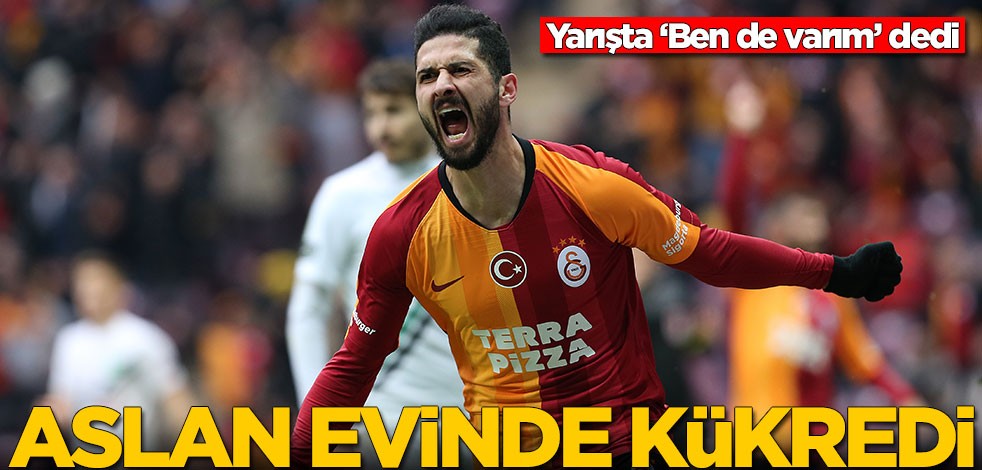 Galatasaray'dan evinde kritik galibiyet