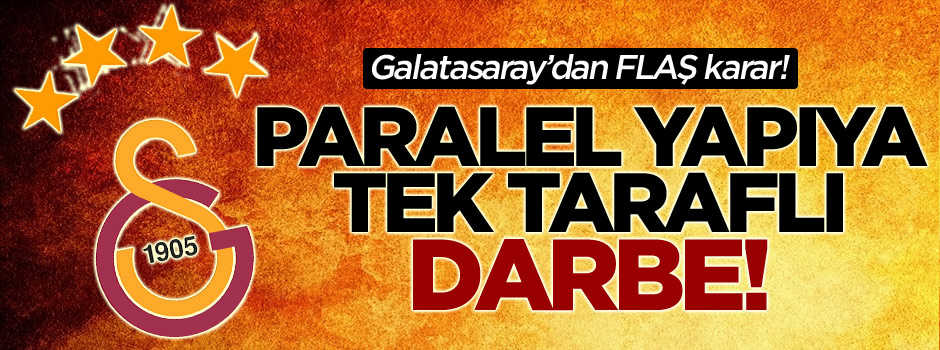 Galatasaray'dan FETÖ'ye darbe: Anlaşmayı tek taraflı fesh ettiler