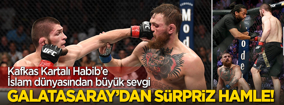 Galatasaray'dan "Khabib Nurmagomedov" hamlesi!