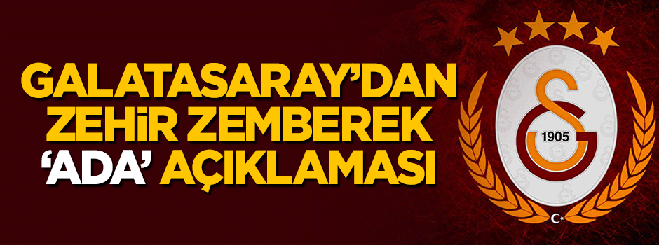 Galatasaray'dan zehir zemberek 'ada' açıklaması: İşgalci...