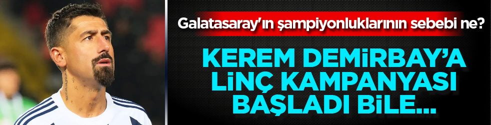 'Galatasaray'ın şampiyonluklarının sebebi ne?' sorusuna Kerem Demirbay'dan olay cevap gelmişti! Galatasaray medyası lince başladı...
