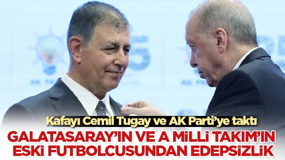 Galatasaray’ın ve A Milli Takım’ın eski futbolcusundan edepsizlik: Kafayı Cemil Tugay ve AK Parti’ye taktı