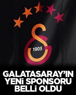 Galatasaray’ın yeni sponsoru belli oldu
