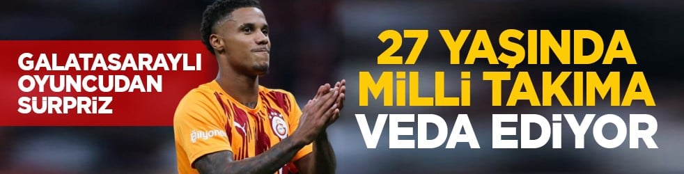 Galatasaraylı oyuncudan sürpriz karar: 27 yaşında milli takıma veda ediyor