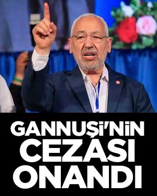 Gannuşi'nin cezası onandı