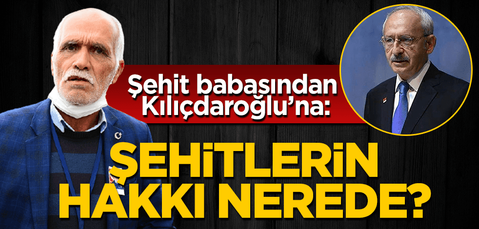 Gara Şehidi Vedat Kaya'nın babasından Kılıçdaroğlu'na sert tepki: Demirtaş'ın hak ihlali varsa bunların hakkı nerede?