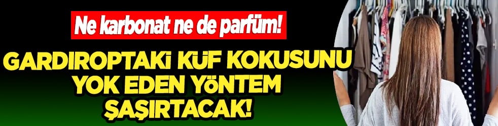 Gardıroptaki küf kokusunu yok eden öyle bir şey ki şaşırtacak: Rutubeti şıp diye kesiyor!
