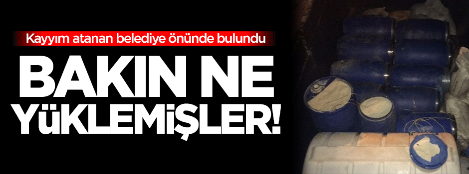Gasp ettikleri araca bakın ne yüklemişler!