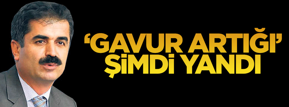 'Gavur Artığı' Aygün'e suç duyurusu
