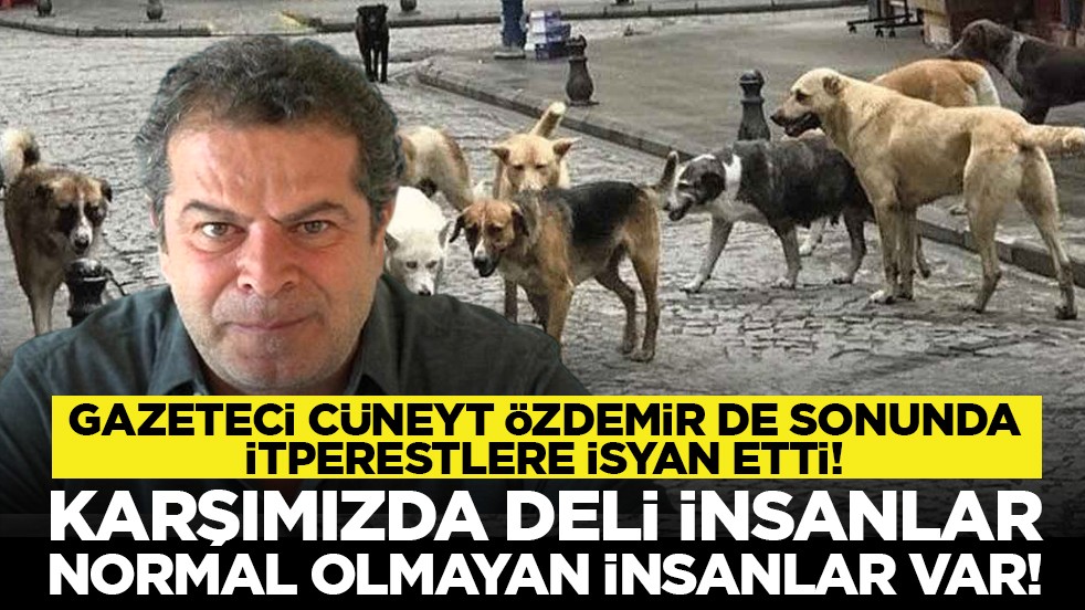 Gazeteci Cüneyt Özdemir de sonunda itperestlere isyan etti! “Karşımızda deli insanlar, normal olmayan insanlar var!”