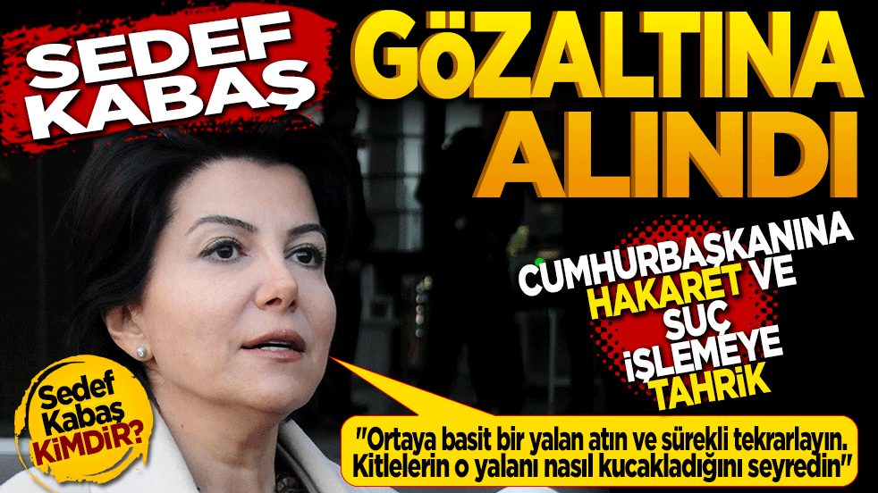 Gazeteci Sedef Kabaş gözaltına alındı! Sedef Kabaş kimdir?