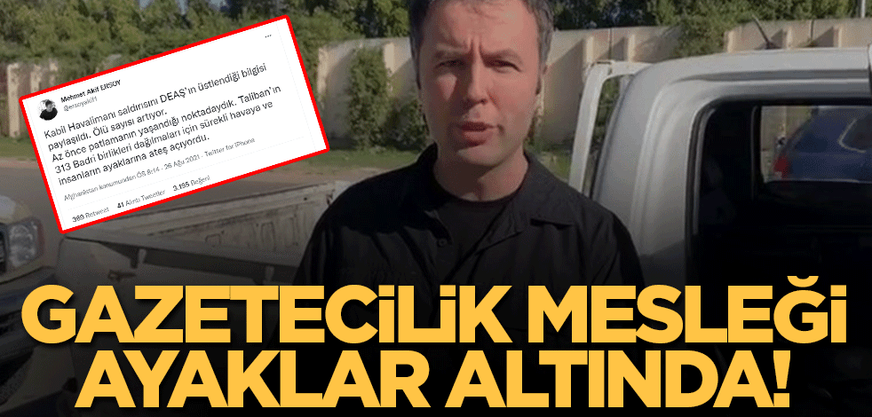 Gazetecilik ayaklar altında! Mehmet Akif Ersoy, kaldığı otelden bildiriyor...