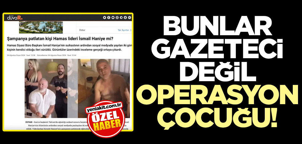 Gazeteduvar’dan Şehid Haniye’ye itibar suikastı! Bunlar gazeteci değil operasyon çocuğu