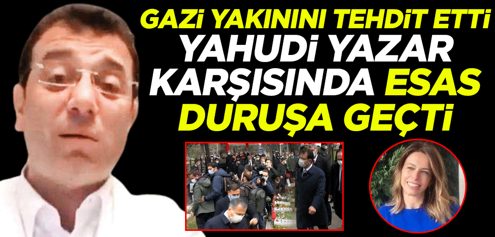 Gazi yakınını tehdit etti, Yahudi yazar karşısında esas duruşa geçti