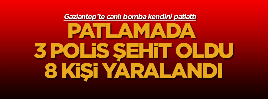 Gaziantep'te hücre evi operasyonunda patlama