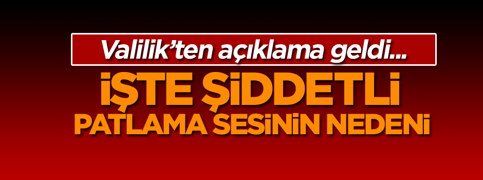 Gaziantep'te 'patlama' iddialarına Valilik'ten açıklama