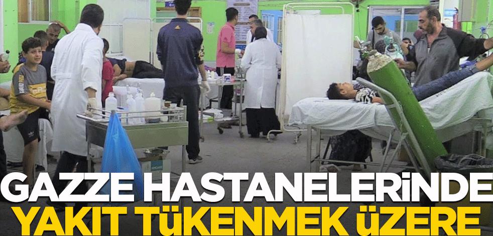 Gazze hastanelerinde 24 saat yetecek yakıt var