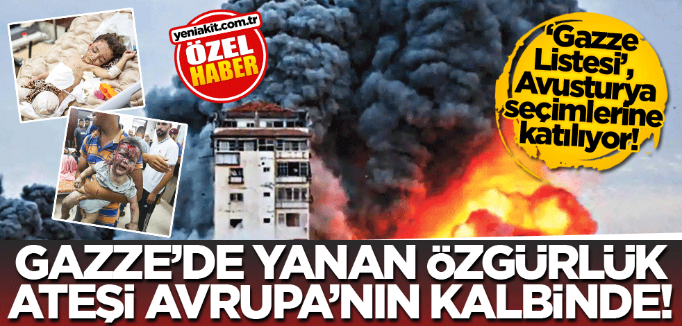  ‘Gazze Listesi’, Avusturya seçimlerine katılıyor! Gazze’de yanan özgürlük ateşi Avrupa’nın kalbinde!