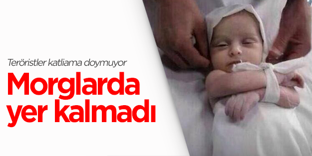 Gazze morglarında yer kalmadı