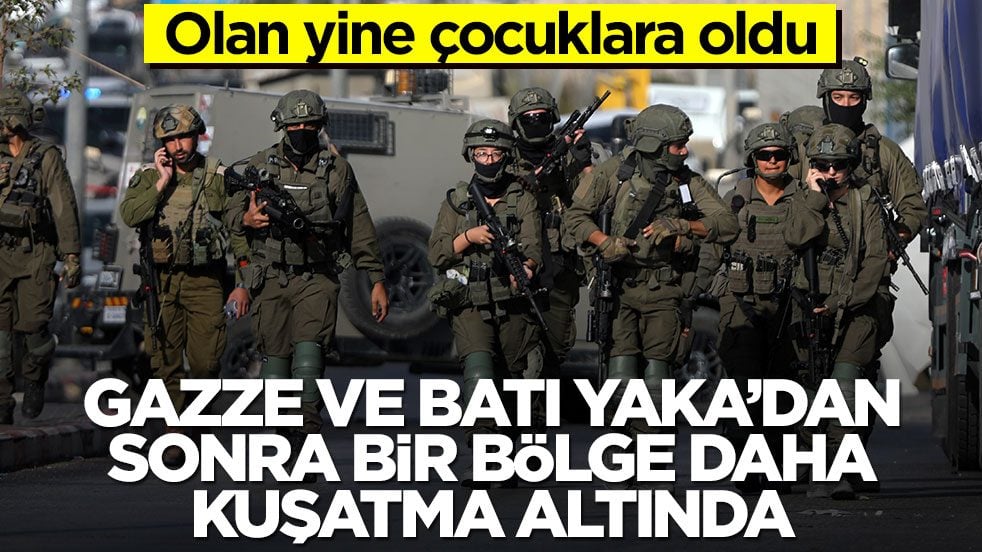 Gazze ve Batı Yaka'dan sonra bir bölge daha kuşatma altında! Olan yine çocuklara oldu